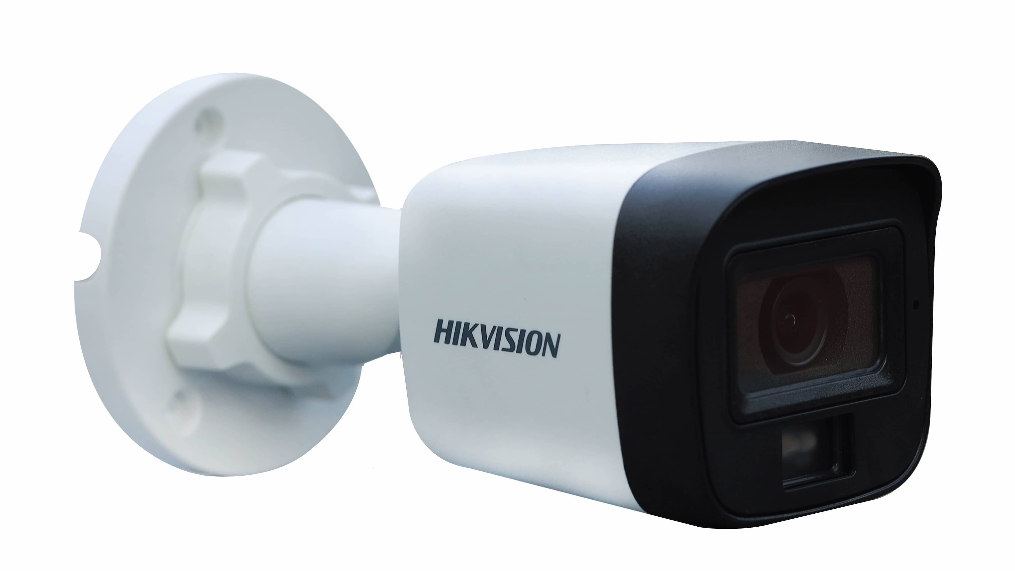 Hikvision 2MP Smart Hybrid Light Audio Fixed Mini Bullet Camera - DS-2CE16D0T-LPFS, Smart Night Vision, Built-in Mic, IP67, 3.6mm Lens