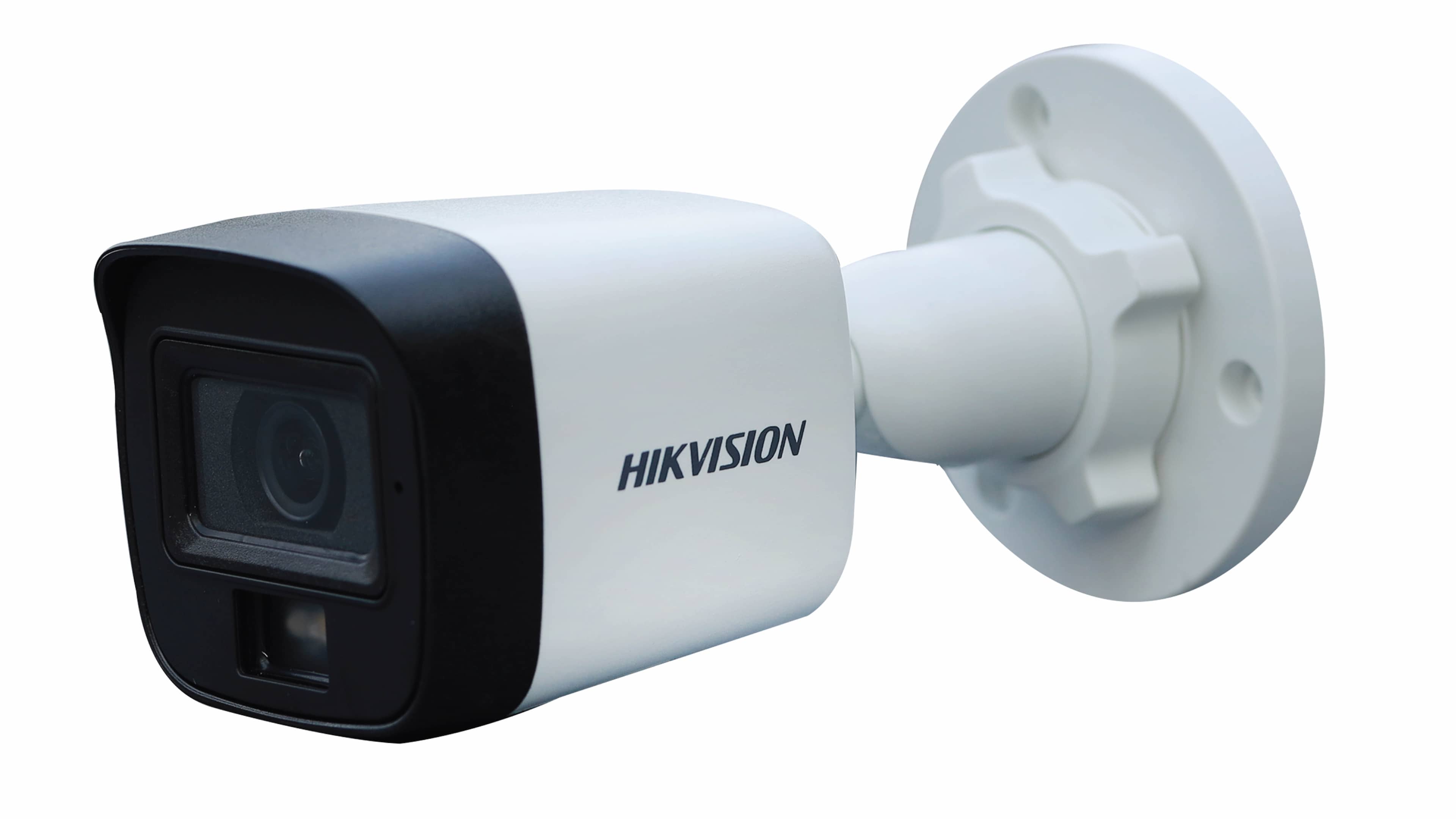 3K Smart Hybrid Light Audio Fixed Mini Bullet Color Camera, DS-2CE16K0T-LPFS, Day/Night Vision, IR, Built-in Mic, Digital WDR, IP67, 3.6 mm Lens