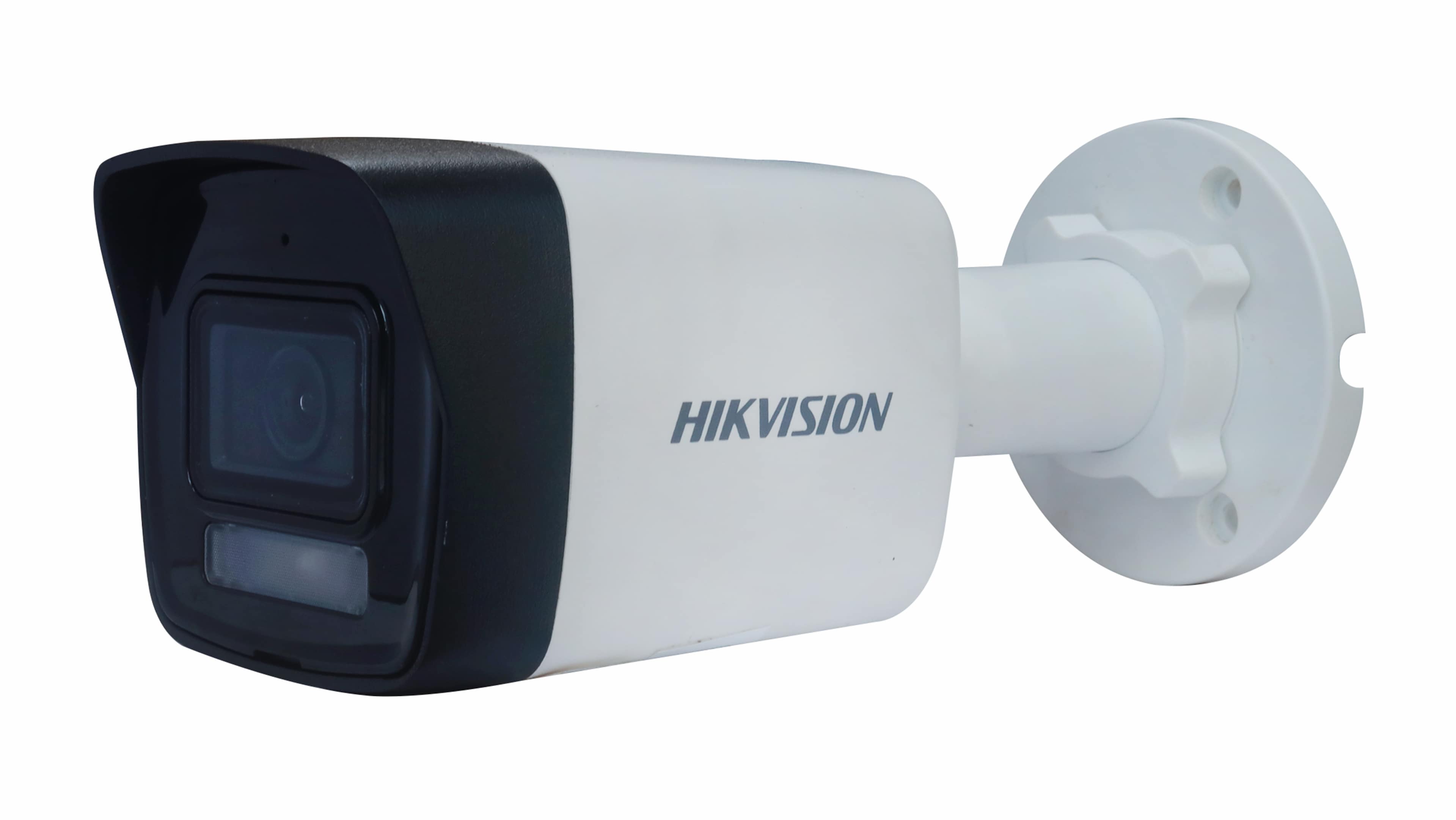 Hikvision 4MP Smart Hybrid Light Bullet IP Camera DS-2CD1043G2-LIU, Day/Night Vision, Built-in Mic, Audio & Video Recording, IP67, H.265+, 4mm Lens