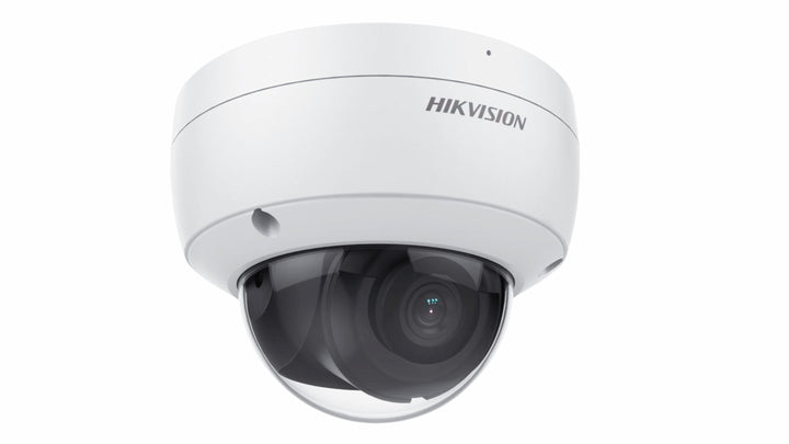 Hikvision 4MP AcuSense Built-in Mic Fixed Dome IP Camera - DS-2CD2143G2-IU, Infrared Night Vision, IP67, 4mm Lens